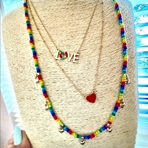 NWT Betsey Johnson 🌈 Necklace